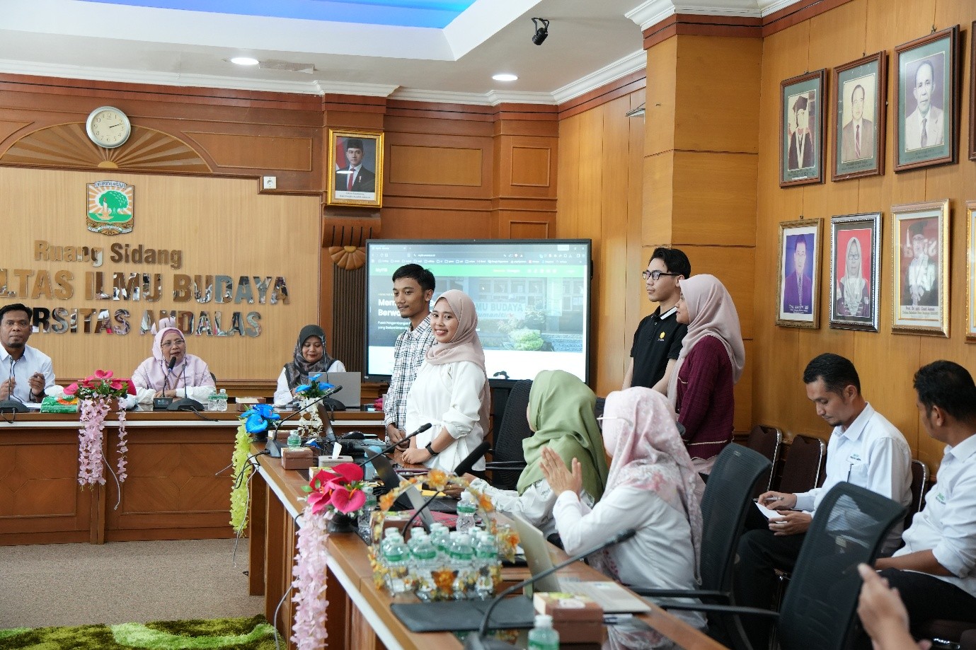 Akhiri Program Magang, Mahasiswa Metamedia Perkenalkan Sistem Informasi MyFIB di FIB Unand