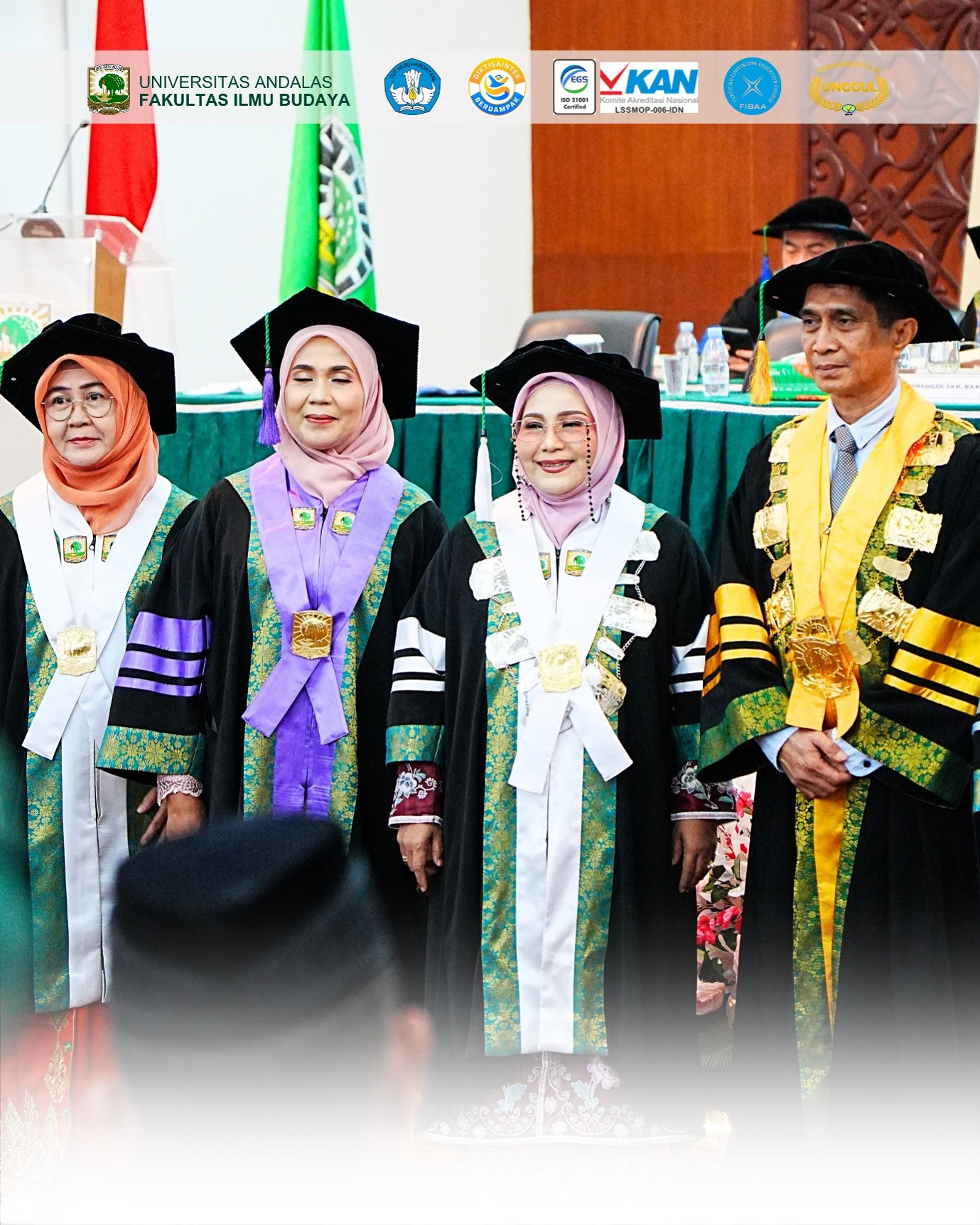 Dua Dosen FIB Unand Resmi Dikukuhkan sebagai Guru Besar Universitas Andalas